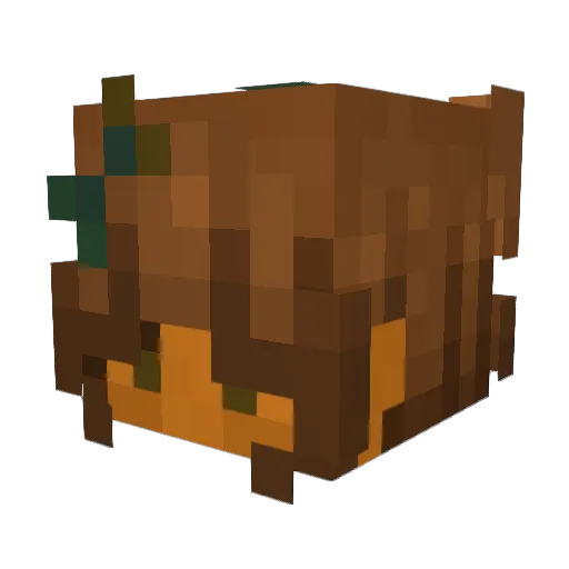 Satuikei Minecraft avatar head, 3D render