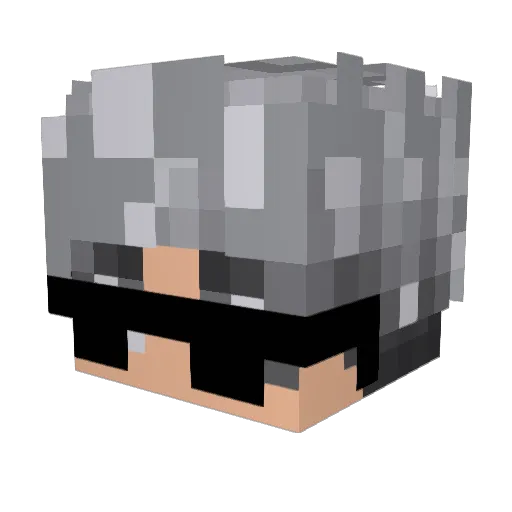 Saturn2011 Minecraft avatar head, 3D render