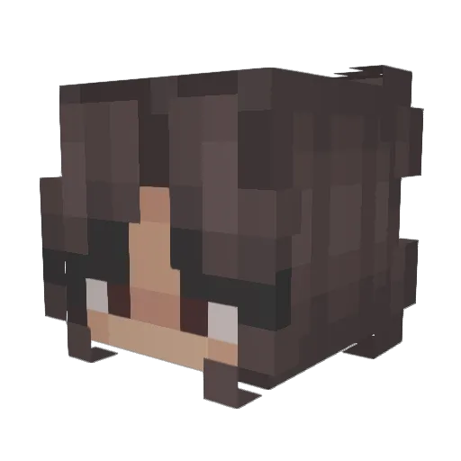 SaturnObscur Minecraft avatar head, 3D render