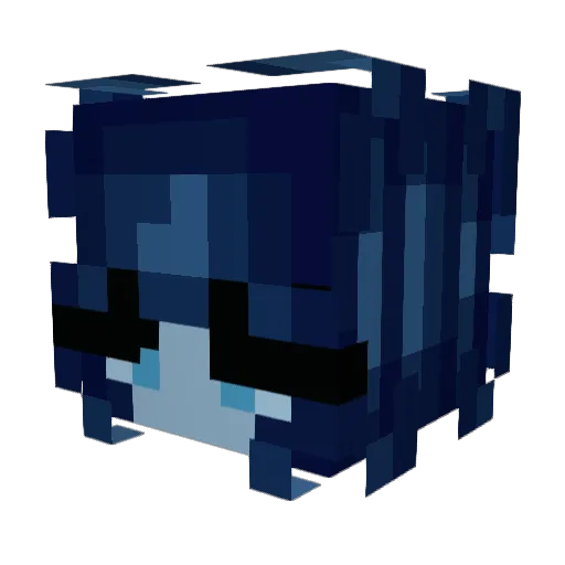 SaturnTrap Minecraft avatar head, 3D render