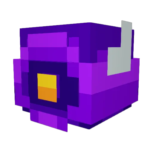 Saturn_08 Minecraft avatar head, 3D render