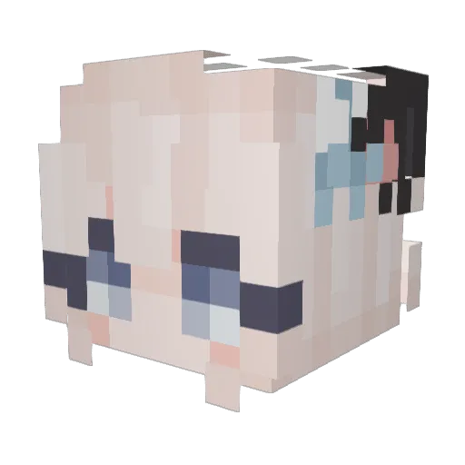 Saturn_1500 Minecraft avatar head, 3D render
