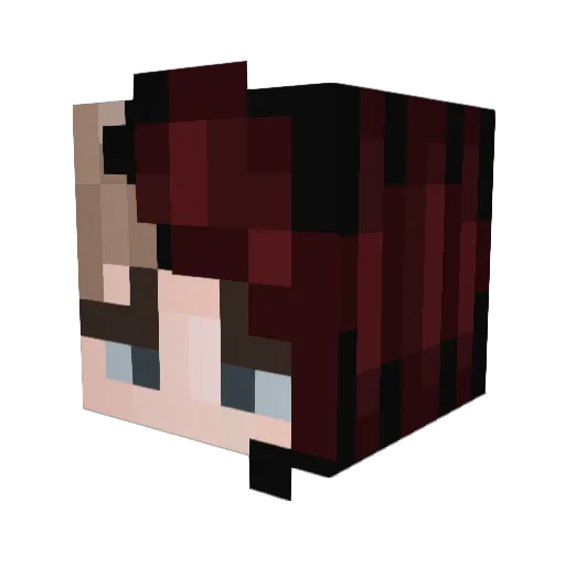 Saturn_34 Minecraft avatar head, 3D render