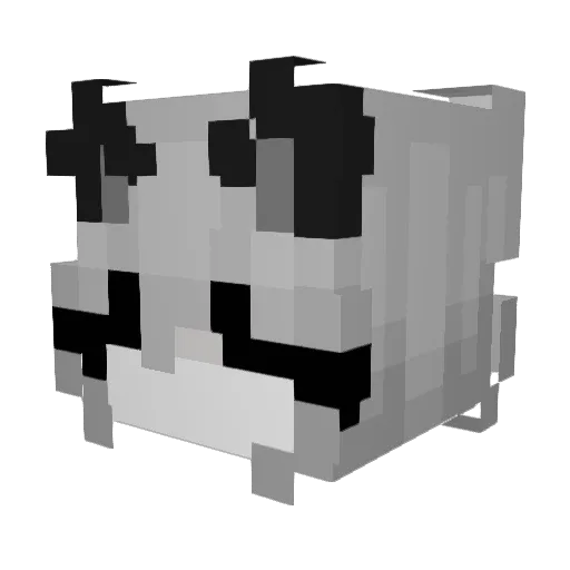 Saturnalie Minecraft avatar head, 3D render
