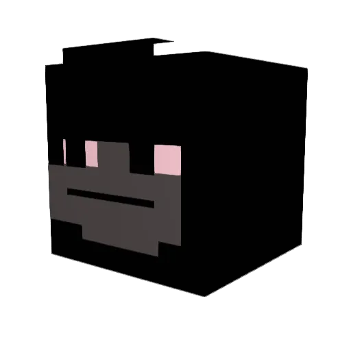 Saturne_1 Minecraft avatar head, 3D render