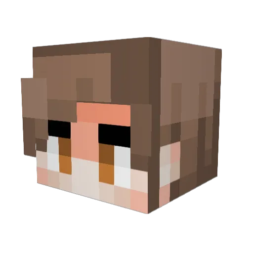 Saturno89 Minecraft avatar head, 3D render