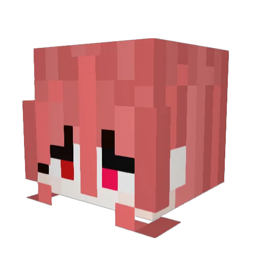 Saturnplaza Minecraft avatar head, 3D render