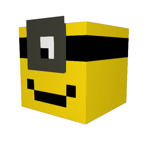 Saturo_Gojo7 Minecraft avatar head, 3D render