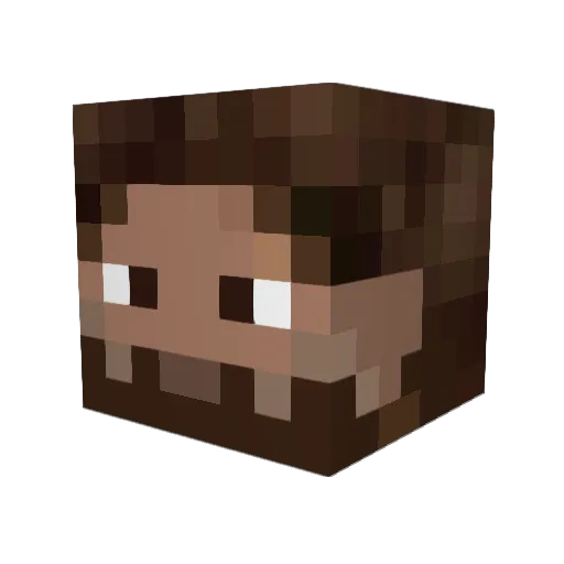 SatyrJay Minecraft avatar head, 3D render