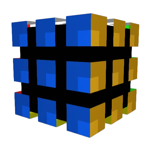 Sau_Del Minecraft avatar head, 3D render