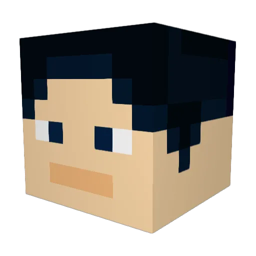 Sauccyboi69 Minecraft avatar head, 3D render