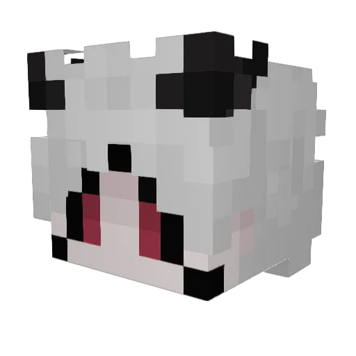 Sauce097 Minecraft avatar head, 3D render