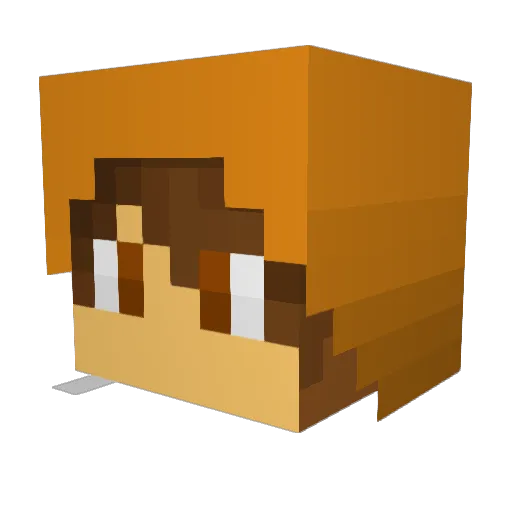 SauceLord Minecraft avatar head, 3D render