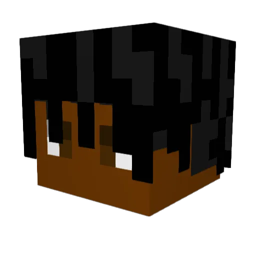 SaucePwa Minecraft avatar head, 3D render