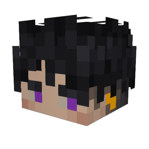 SauceShua Minecraft avatar head, 3D render