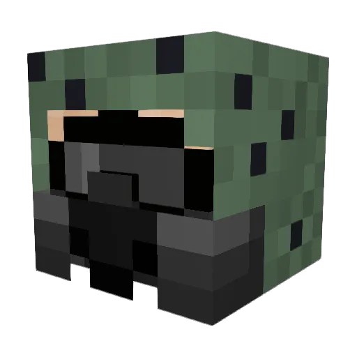 Sauce_Boss25 Minecraft avatar head, 3D render