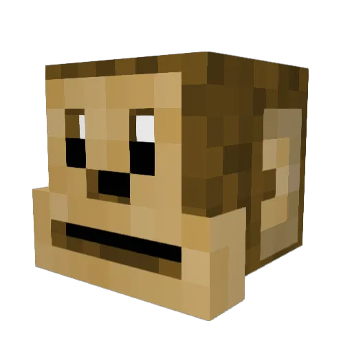 SauceySami Minecraft avatar head, 3D render