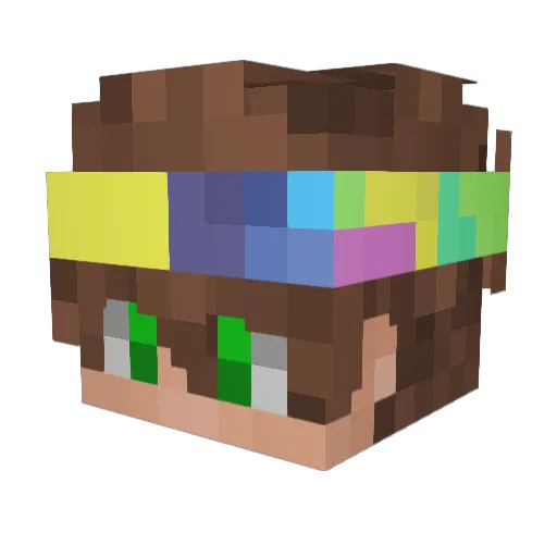 Saucey_Peen Minecraft avatar head, 3D render