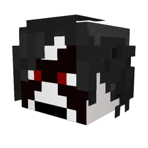 Saucleyy Minecraft avatar head, 3D render