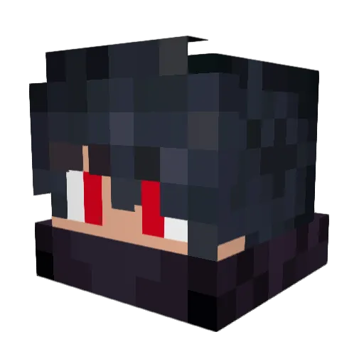 SaucyKid Minecraft avatar head, 3D render
