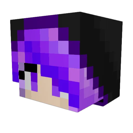 SaucySebass Minecraft avatar head, 3D render