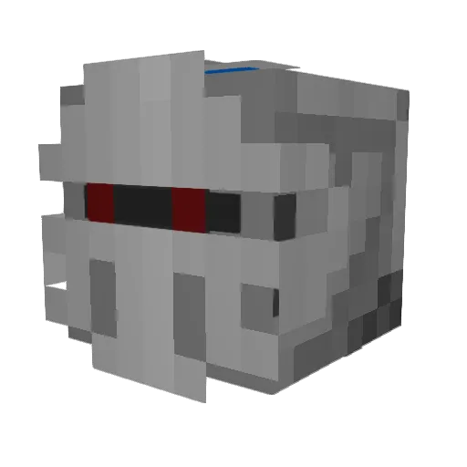 Saucy_Wallaby Minecraft avatar head, 3D render