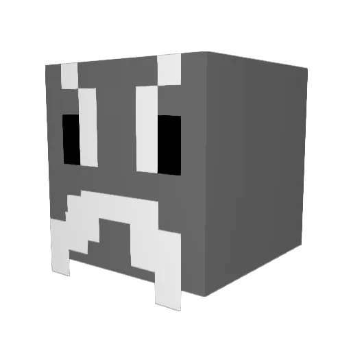 Saud1610 Minecraft avatar head, 3D render