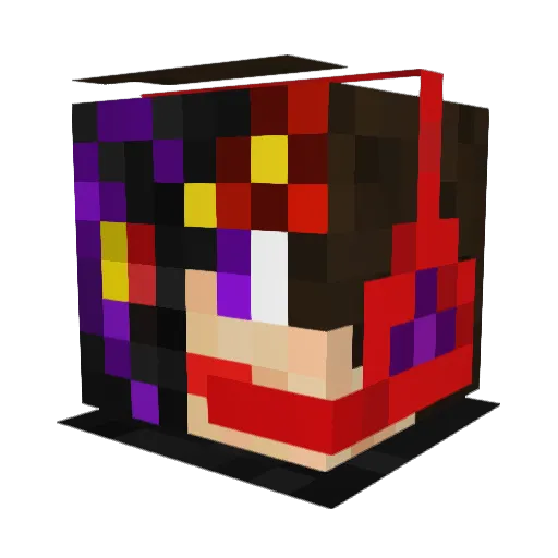 SaudiArabia_305 Minecraft avatar head, 3D render