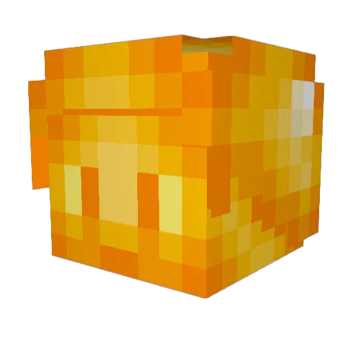 Sauf Minecraft avatar head, 3D render