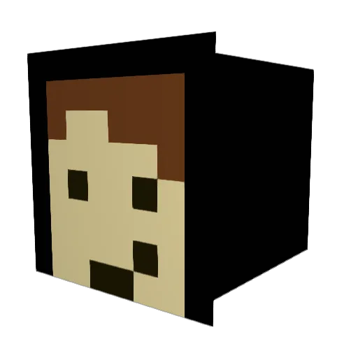 Saul_Coronel Minecraft avatar head, 3D render