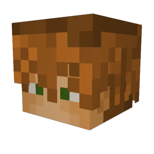 Saul_Goodman505 Minecraft avatar head, 3D render