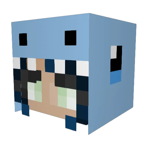 Saule2013 Minecraft avatar head, 3D render