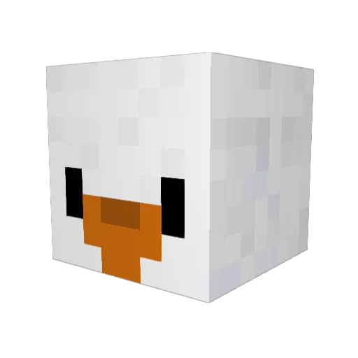 SaultBox Minecraft avatar head, 3D render