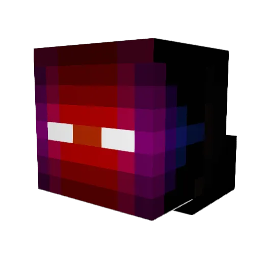 Sauron1250 Minecraft avatar head, 3D render