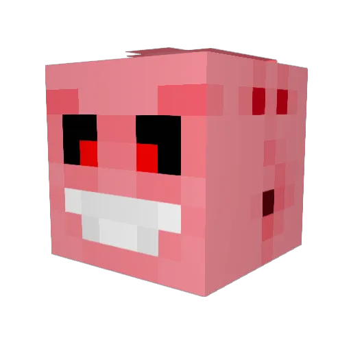 SauronSenpai Minecraft avatar head, 3D render