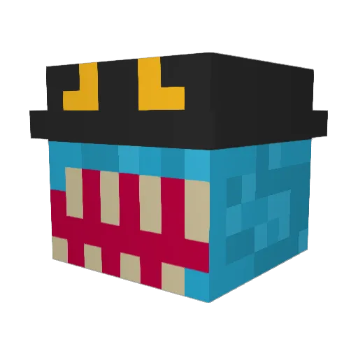 Sauronkaiser Minecraft avatar head, 3D render