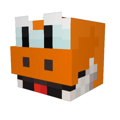Sausekeb Minecraft avatar head, 3D render