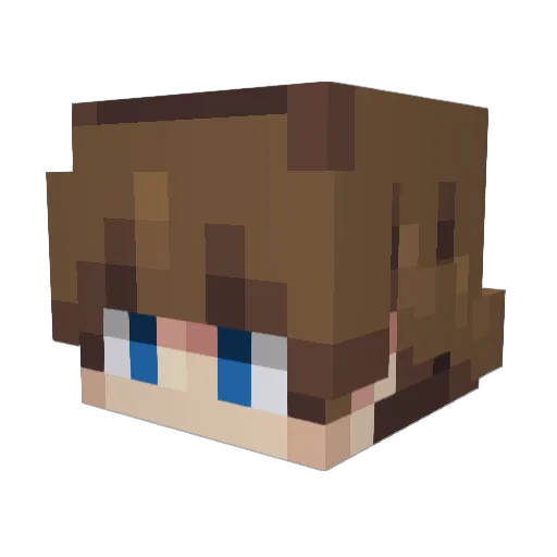 SauseyB0i Minecraft avatar head, 3D render