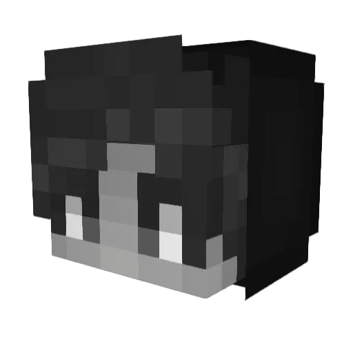 SavHai Minecraft avatar head, 3D render