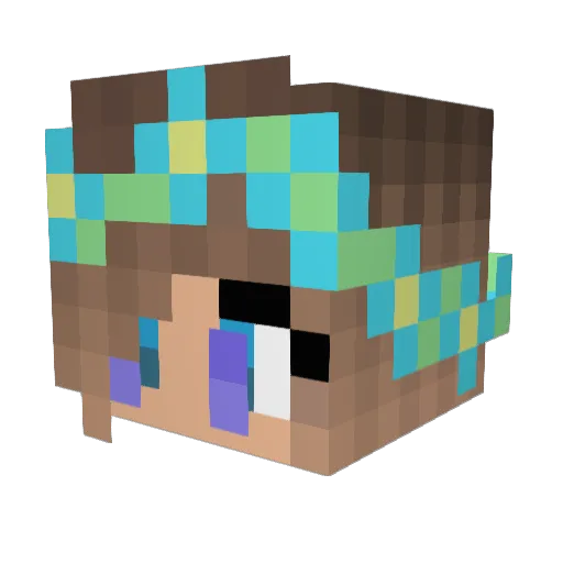 SavPlayz19 Minecraft avatar head, 3D render
