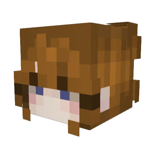 SavStan Minecraft avatar head, 3D render