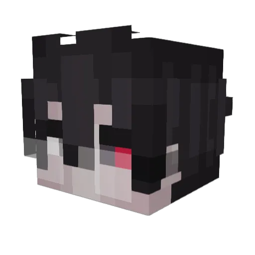 Savag3King Minecraft avatar head, 3D render