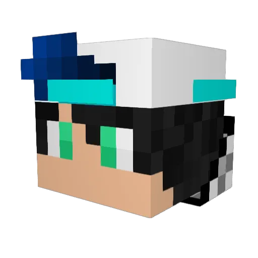 Savag3Sam Minecraft avatar head, 3D render