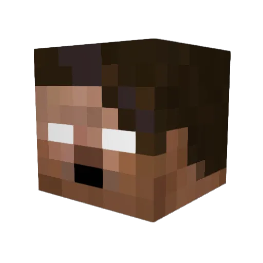 Savage7247 Minecraft avatar head, 3D render