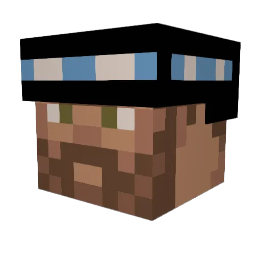 SavageBeastCo Minecraft avatar head, 3D render