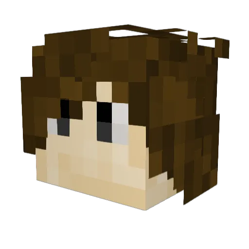 SavageCraft97 Minecraft avatar head, 3D render