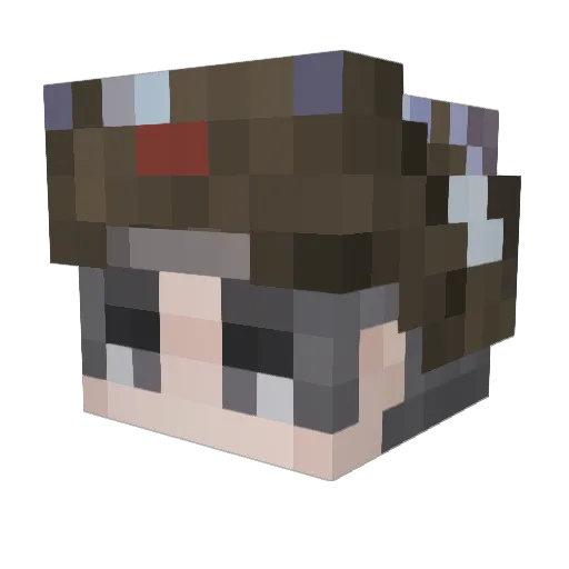 SavageDevin428 Minecraft avatar head, 3D render