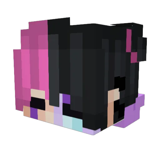 SavageGames Minecraft avatar head, 3D render