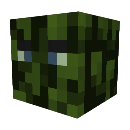 SavageLeader Minecraft avatar head, 3D render