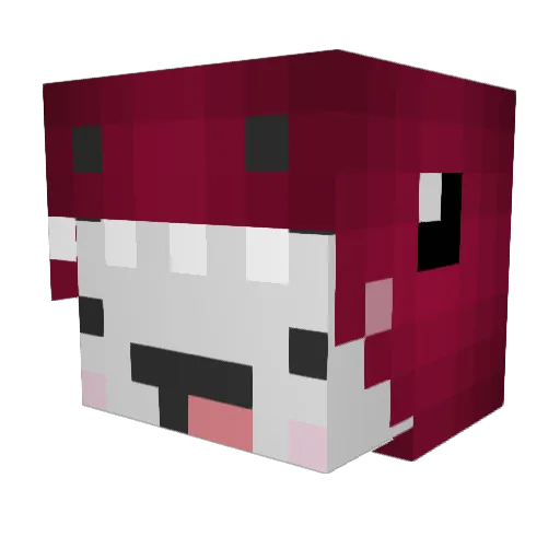 SavageMaster Minecraft avatar head, 3D render